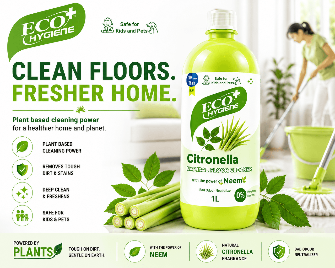 Natural Floor Cleaner - Citronella product view 2