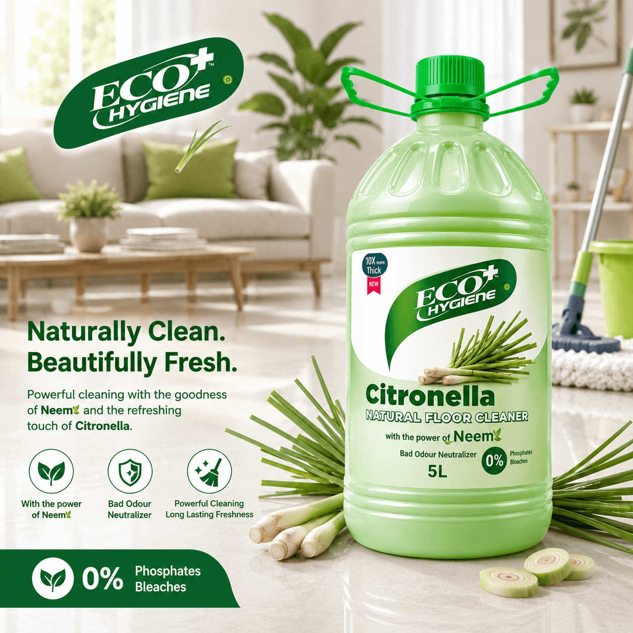 Natural Floor Cleaner - Citronella product view 5