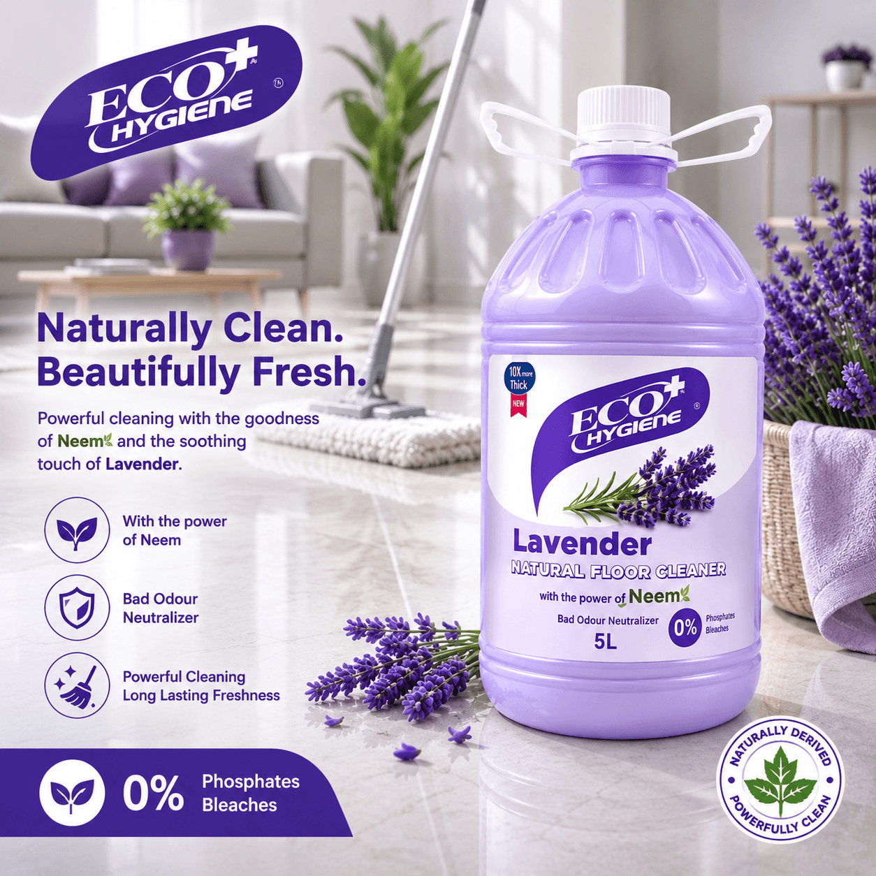 Natural Floor Cleaner - Lavender product view 6