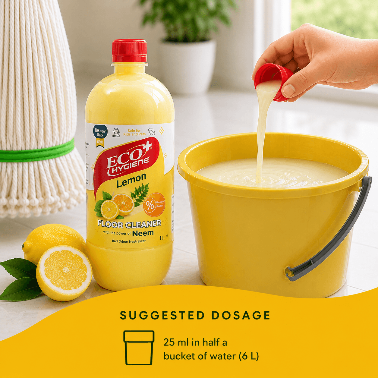 Natural Floor Cleaner - Lemon product view 3